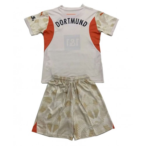 Lacne Dětský Futbalové dres Borussia Dortmund Brankarsky  2024-25 Krátky Rukáv - Domáci (+ trenírky)